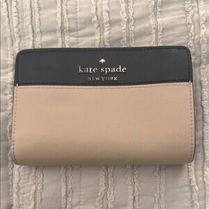 Kate Spade Black and Cream Wallet